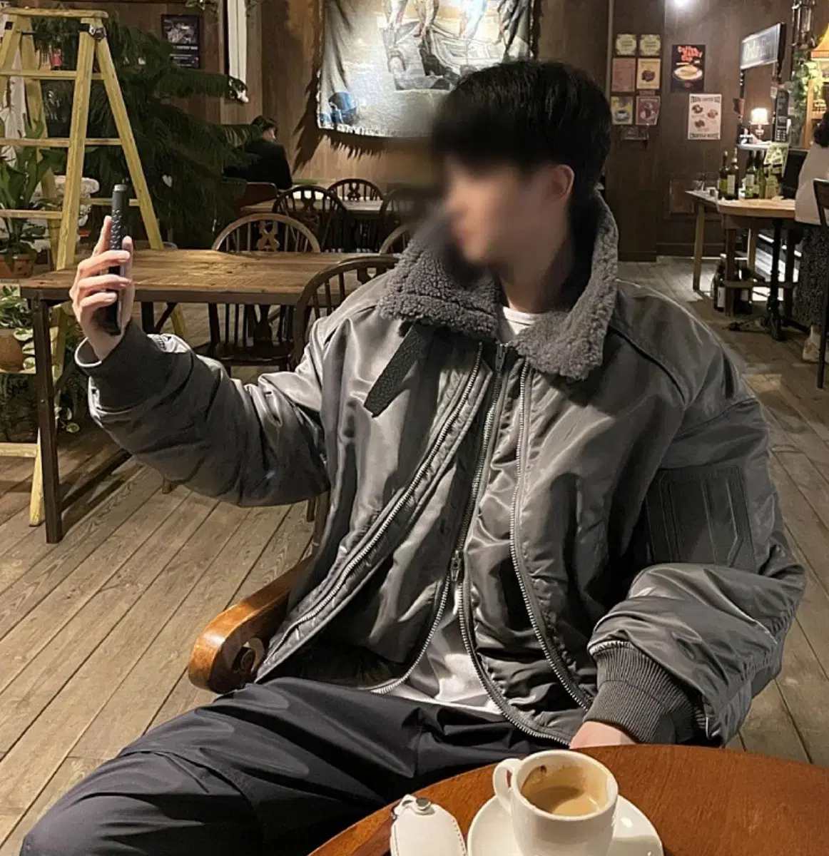 [44]준지 그레이 무스탕 마원